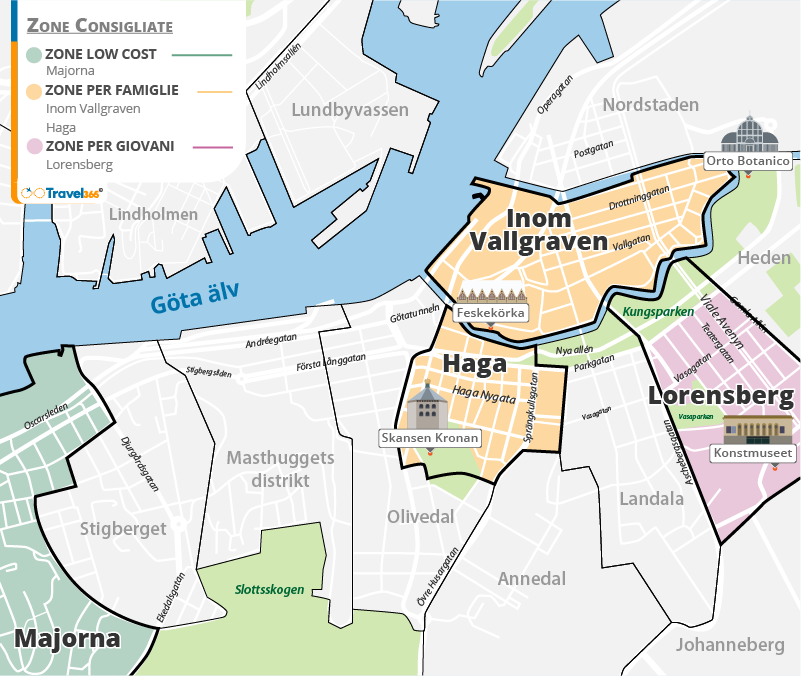 dove dormire goteborg info utili zone consigliate