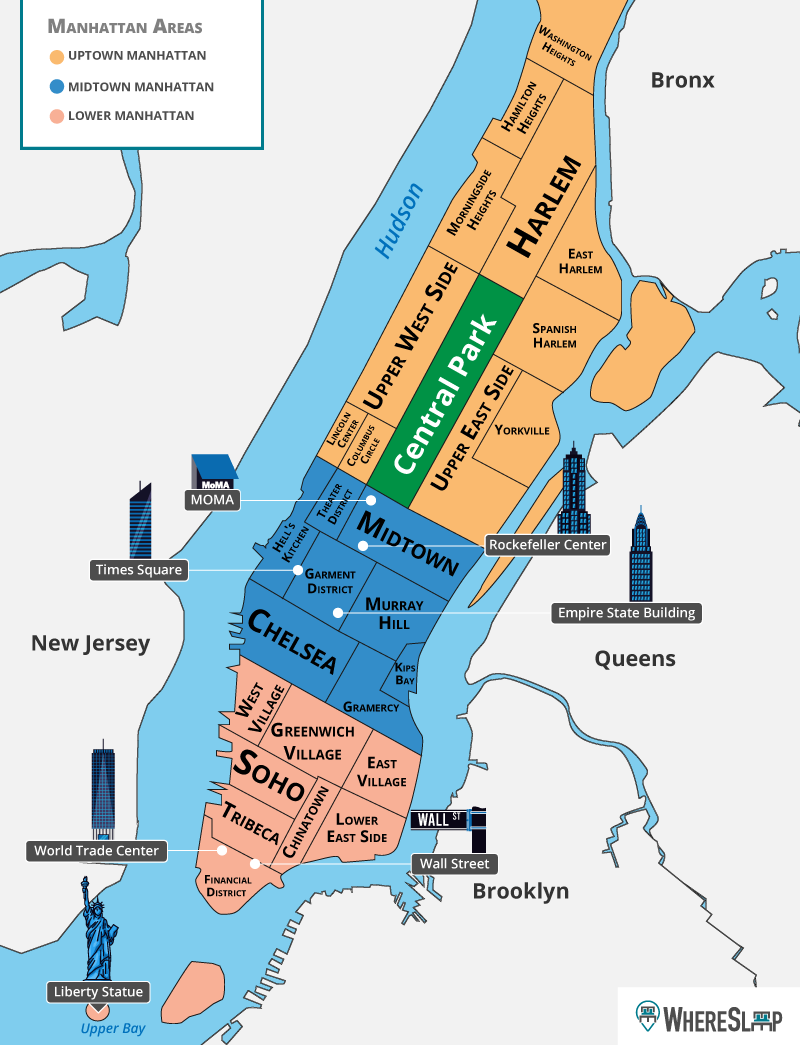 Manhattan Areas 
